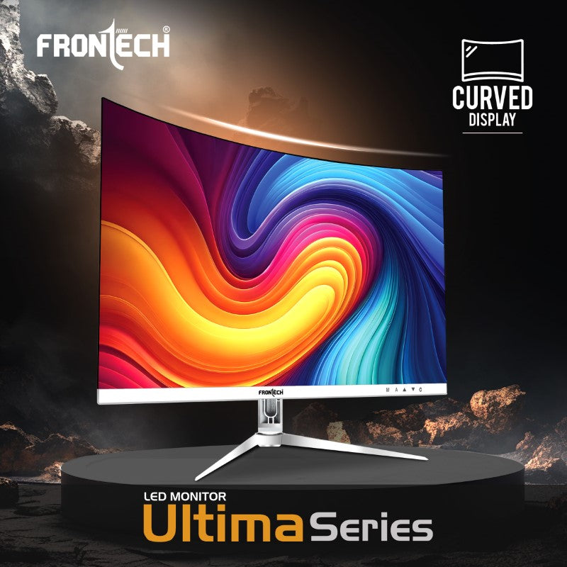 Frontech 22'' Ultima Series Curved LED Monitor | 75Hz, 1920x1080 | 3500R Curve, Bezel-Less Design (MON-0079C) Frontech 22'' Ultima Series Curved LED Monitor | 75Hz, 1920x1080 | 3500R Curve, Bezel-Less Design (MON-0079C)